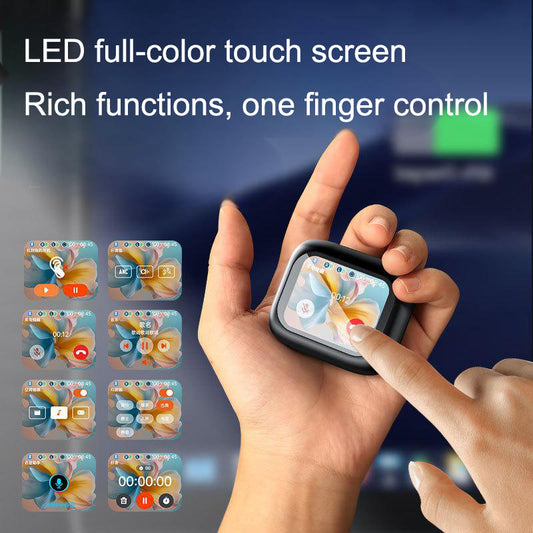 Full color touch screen ANC+ENC dual noise reduction Bluetooth earphones in ear multifunctional new wireless earphones