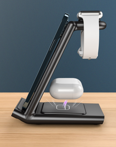 Chargeur Sans Fil Vertical 15W - iPhone, Airpods & Apple Watch