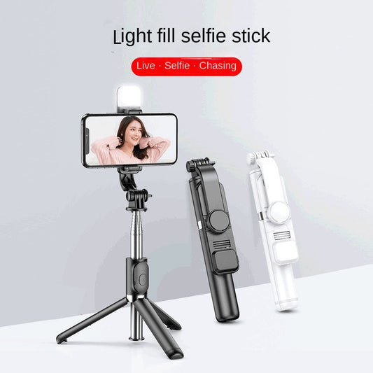 Perche Selfie Bluetooth avec Lumière LED - Trépied Intégré