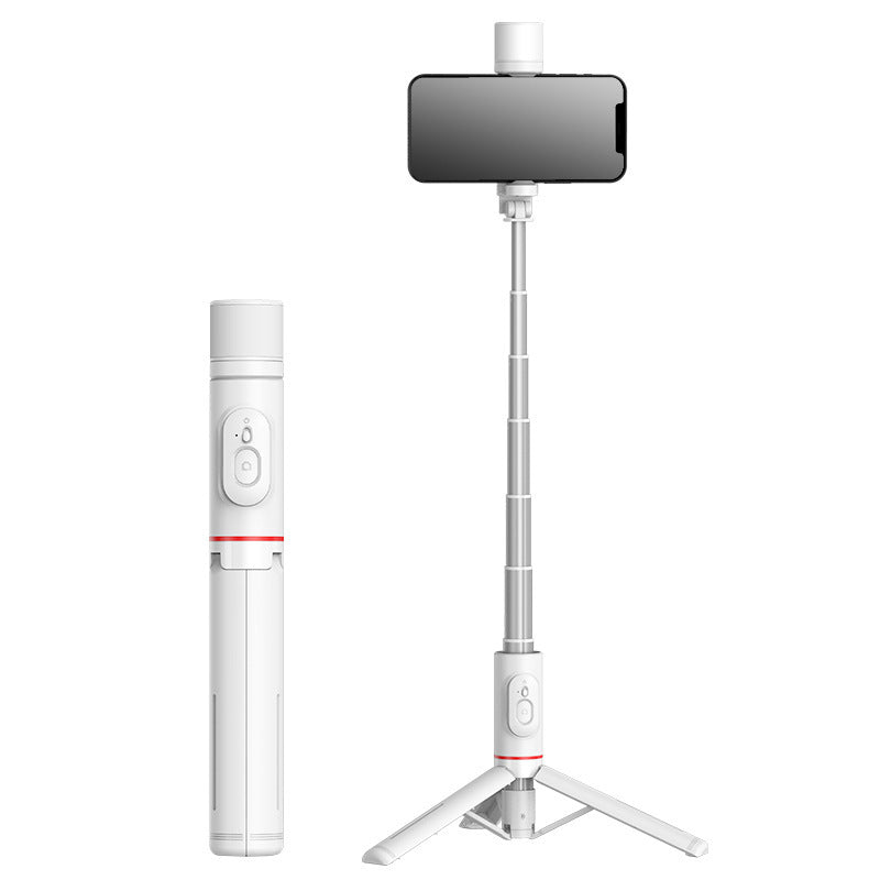 Perche à Selfie Bluetooth 3 en 1 avec Trépied Caché et Lumière LED Rotative